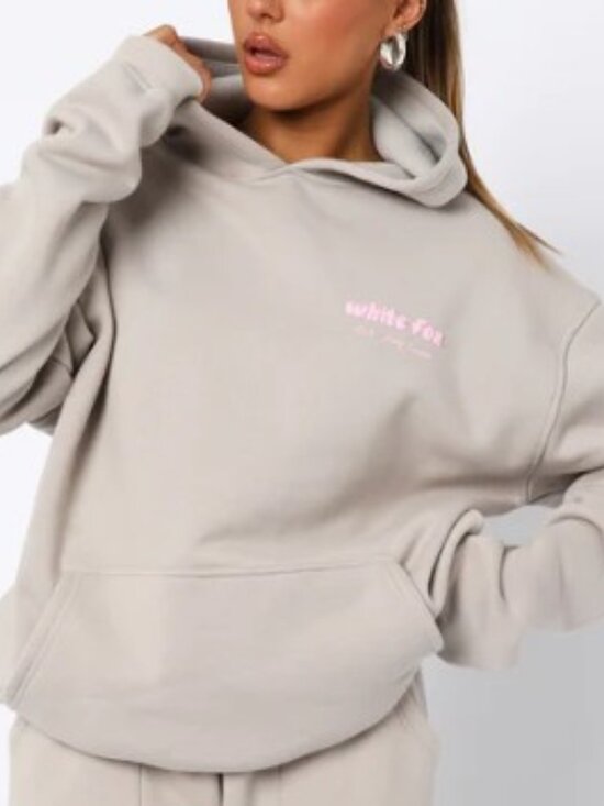 White Fox Boutique Tops - White Fox Era 8 Oversized Hoodie - Mooncake
